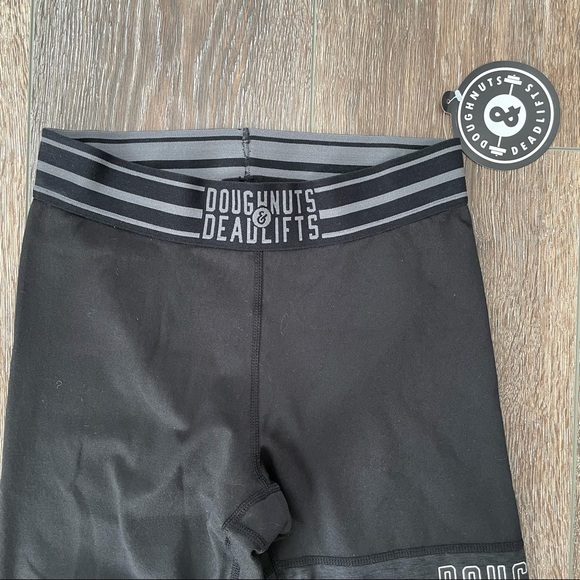 Doughnuts & Deadlifts Leggings Small - Picture 3 of 5